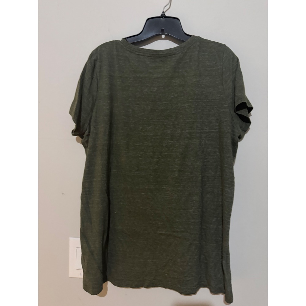 TORRID Womens T Shirt Olive Green Whiskey Business Graphic Tee Top Size 1 - Picture 6 of 6